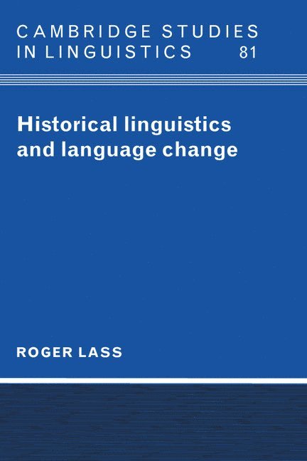 Historical Linguistics and Language Change 1