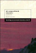 Peter Brimblecombe, P. G. C. Campbell, R. M. Harrison - Air Composition and Chemistry, Häftad