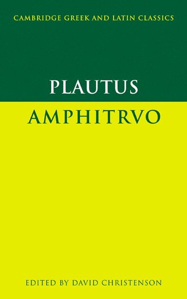 bokomslag Plautus: Amphitruo