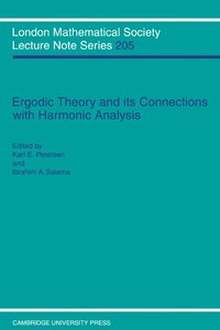 bokomslag Ergodic Theory and Harmonic Analysis