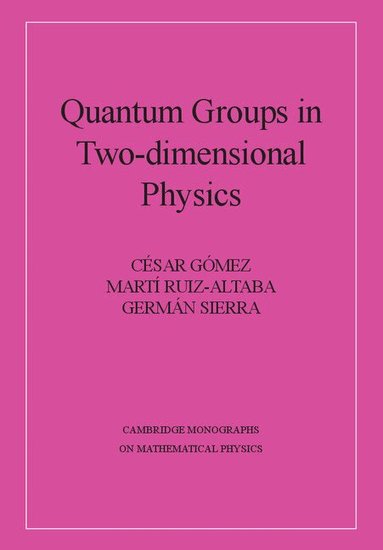 Cisar Gómez, Martm Ruiz-Altaba, German Sierra - Quantum Groups in Two-Dimensional Physics, Inbunden