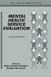 Helle Charlotte Knudsen, Graham Thornicroft - Mental Health Service Evaluation, Inbunden