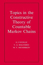 bokomslag Topics in the Constructive Theory of Countable Markov Chains