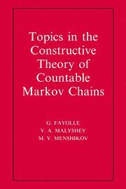 bokomslag Topics in the Constructive Theory of Countable Markov Chains