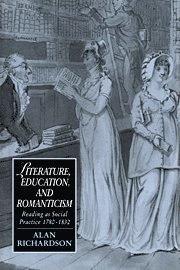 Alan Richardson, Marilyn Butler - Literature, Education, and Romanticism, Inbunden
