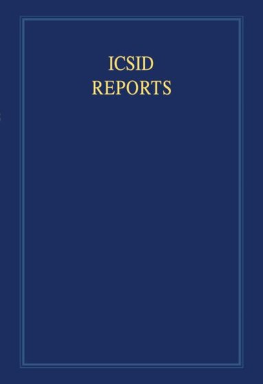Rosemary Rayfuse - ICSID Reports: Volume 1, Inbunden