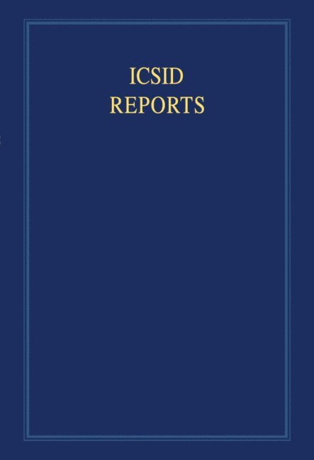 ICSID Reports: Volume 1 1