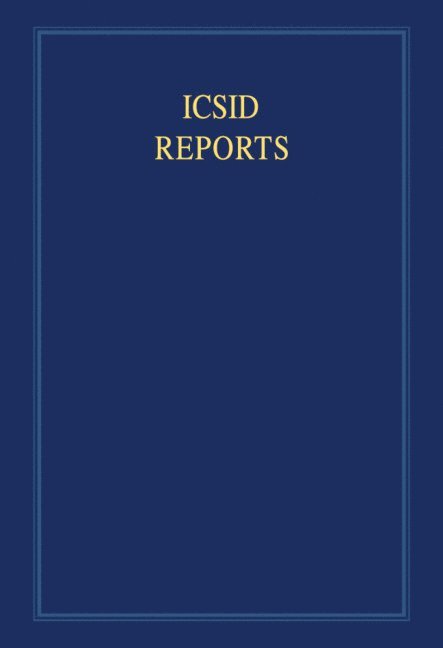 R. Rayfuse, Sydney) Rayfuse, R. (University of New South Wales - ICSID Reports: Volume 2, Inbunden