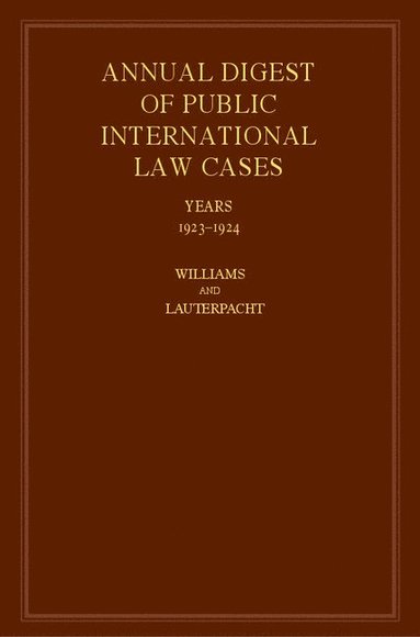 bokomslag International Law Reports