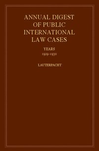 bokomslag International Law Reports