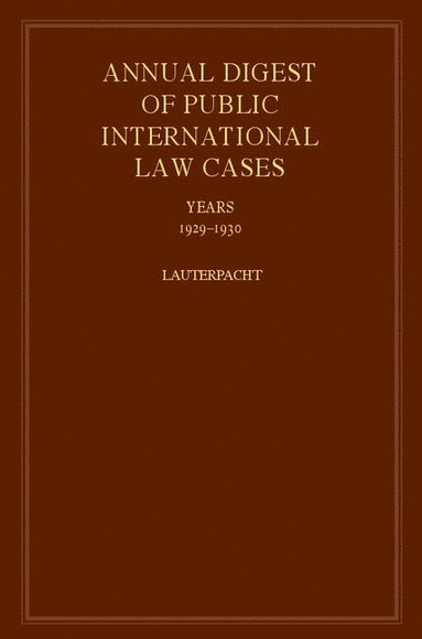 bokomslag International Law Reports