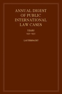 bokomslag International Law Reports