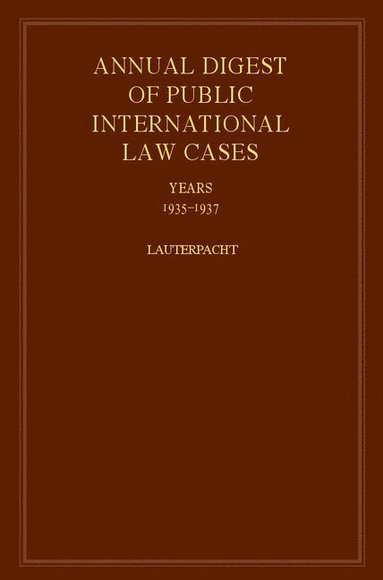 bokomslag International Law Reports
