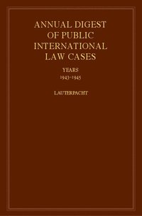 bokomslag International Law Reports