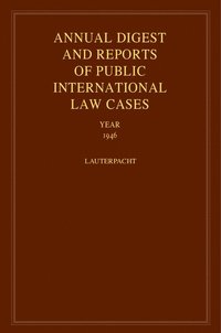 bokomslag International Law Reports