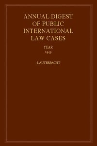 bokomslag International Law Reports