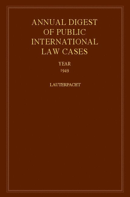 International Law Reports