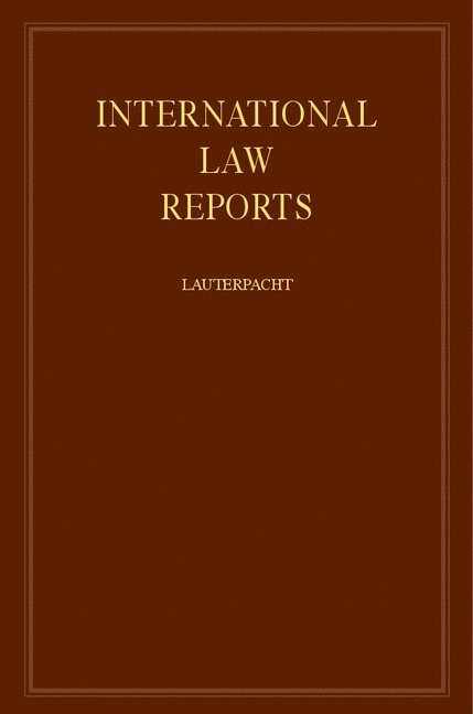 International Law Reports 1