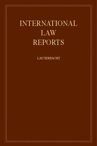 bokomslag International Law Reports