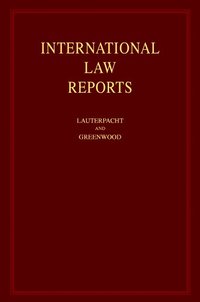 bokomslag International Law Reports