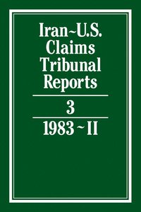 bokomslag Iran-U.S. Claims Tribunal Reports: Volume 3