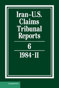 bokomslag Iran-U.S. Claims Tribunal Reports: Volume 6