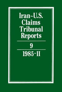 bokomslag Iran-U.S. Claims Tribunal Reports: Volume 9