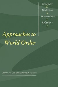 bokomslag Approaches to World Order