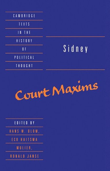 bokomslag Sidney: Court Maxims