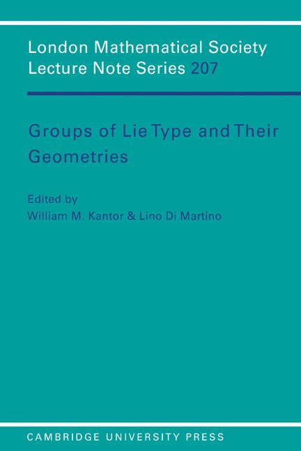 Groups of Lie Type and their Geometries 1