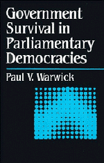 bokomslag Government Survival in Parliamentary Democracies