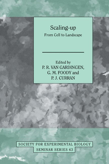 P. R. van Gardingen, G. M. Foody, P. J. Curran, University of Edinburgh) Gardingen, P. R. van (Institute of Ecology and Resource Management, G. M. (University of Salford) Foody, P. J. (University of Southampton) Curran, P. R. Van Gardingen, P. R. Van Gardingen - Scaling-Up, Inbunden