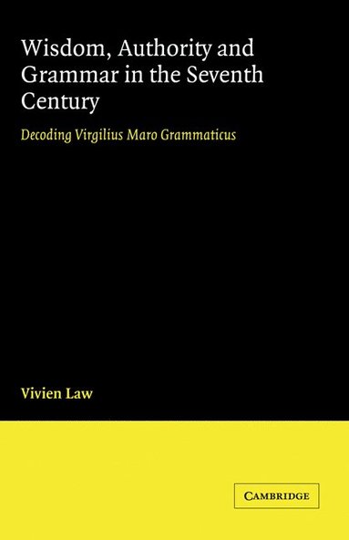 bokomslag Wisdom, Authority and Grammar in the Seventh Century