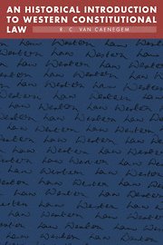 bokomslag Historical Introduction to Western Constitutional Law