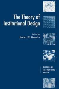 bokomslag The Theory of Institutional Design