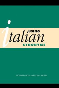 bokomslag Using Italian Synonyms