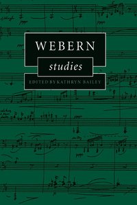 bokomslag Webern Studies