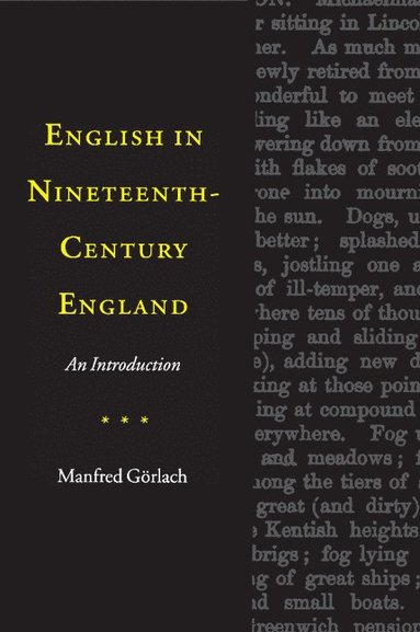 bokomslag English in Nineteenth-Century England