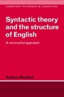 bokomslag Syntactic Theory and the Structure of English
