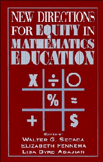 bokomslag New Directions for Equity in Mathematics Education