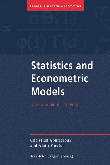 bokomslag Statistics and Econometric Models