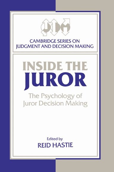 Reid Hastie - Inside the Juror, Häftad