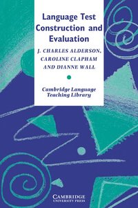 bokomslag Language Test Construction and Evaluation