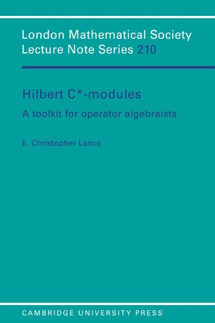 Hilbert C*-Modules 1