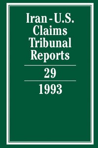 bokomslag Iran-U.S. Claims Tribunal Reports: Volume 29