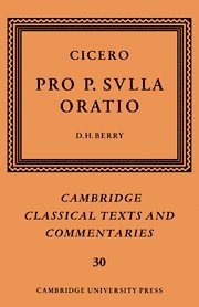 Cicero: Pro P. Sulla oratio 1