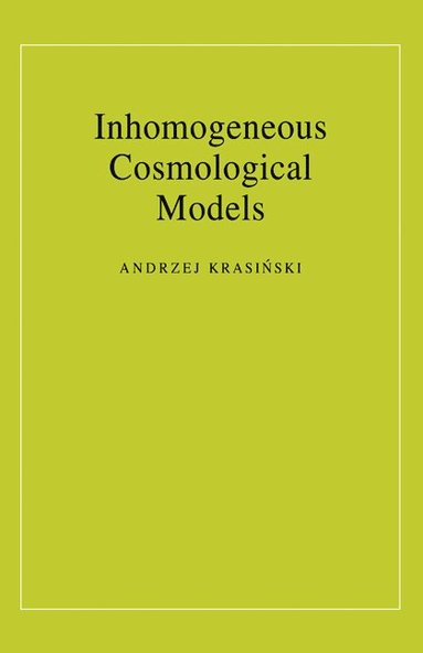 bokomslag Inhomogeneous Cosmological Models