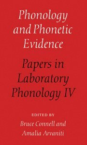 bokomslag Phonology and Phonetic Evidence