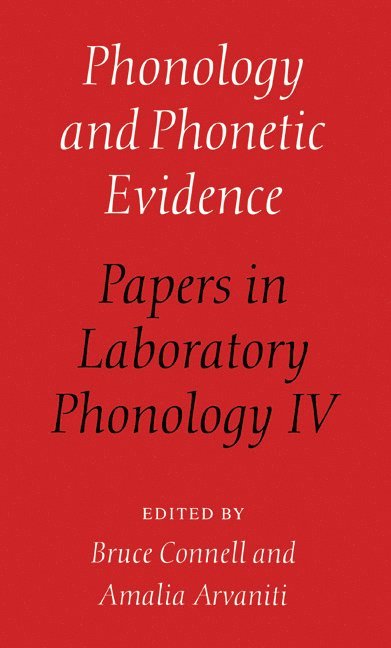 Phonology and Phonetic Evidence 1