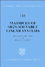 bokomslag Matrices of Sign-Solvable Linear Systems